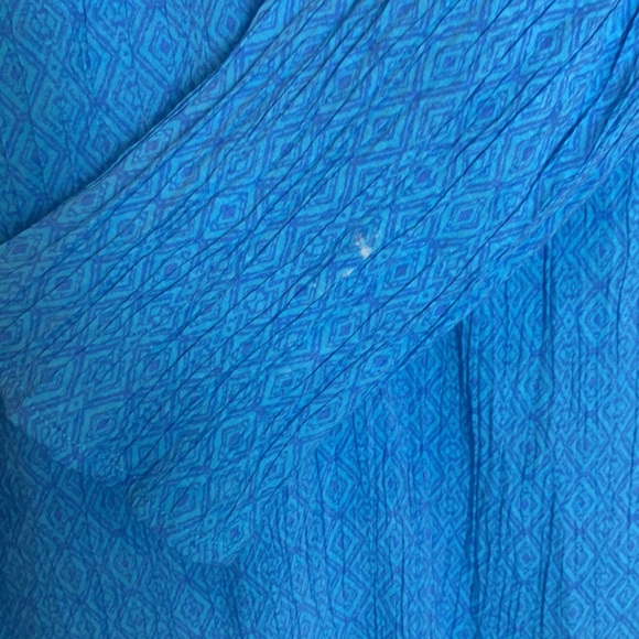 Kim Rogers Blue V-Neck Long Sleeve Top Large - Picture 11 of 11